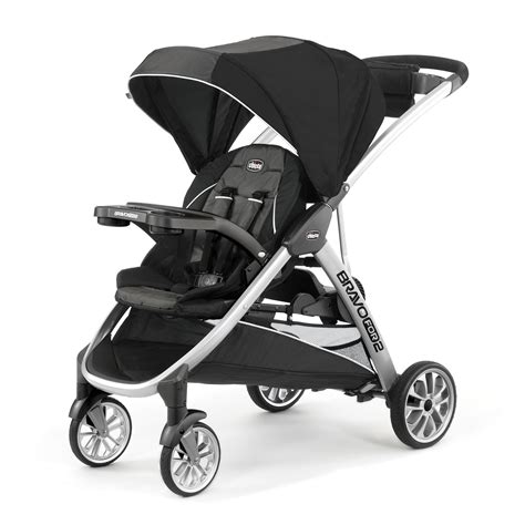 chicco sit and stand double stroller